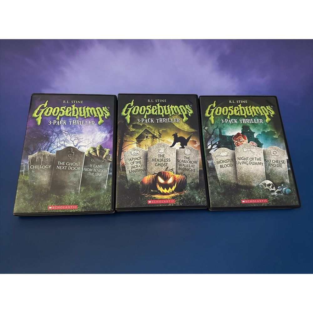 Goosebumps 3-Pack Thriller DVD Lot Set Of 3